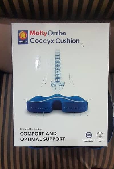 MoltyOrtho Coccyx Cushion by Master MoltyFoam - Brand New Box Pack