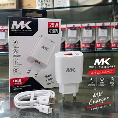 MK Mobile Accessories Fast Charger 25W