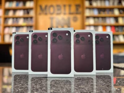 Brand New Box Pack Apple Iphone 18 pro 256GB Burgundy Physical+E-SIM