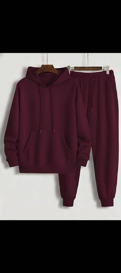 Maroon Tracksuit For Men - Malik Collection
