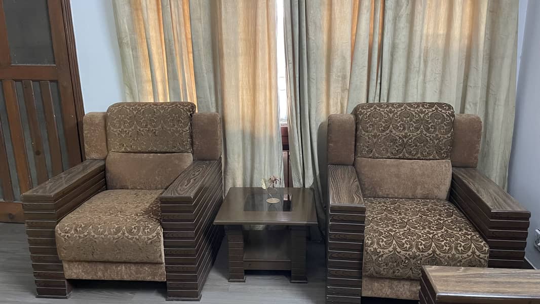 Brown Sofa set 1