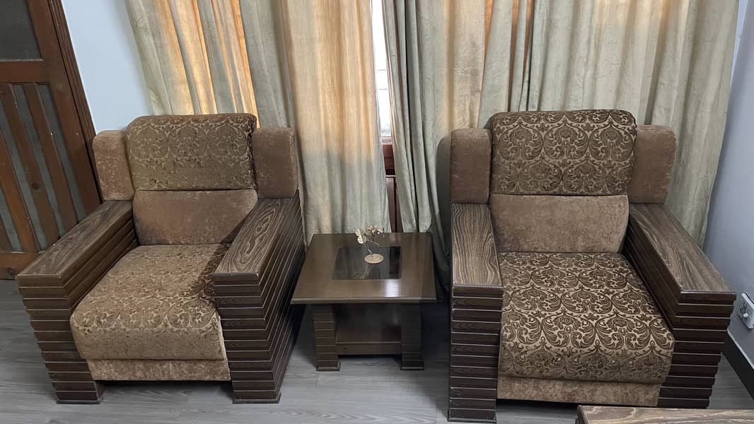 Brown Sofa set 2