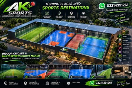 Indoor Cricket & Multi-Sports Court – Premium Facility