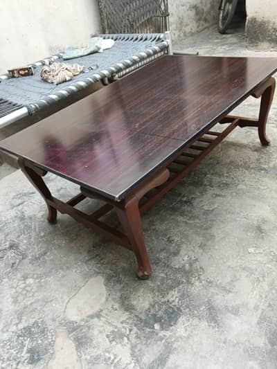 Table Orignal Wood Frame with Sheet