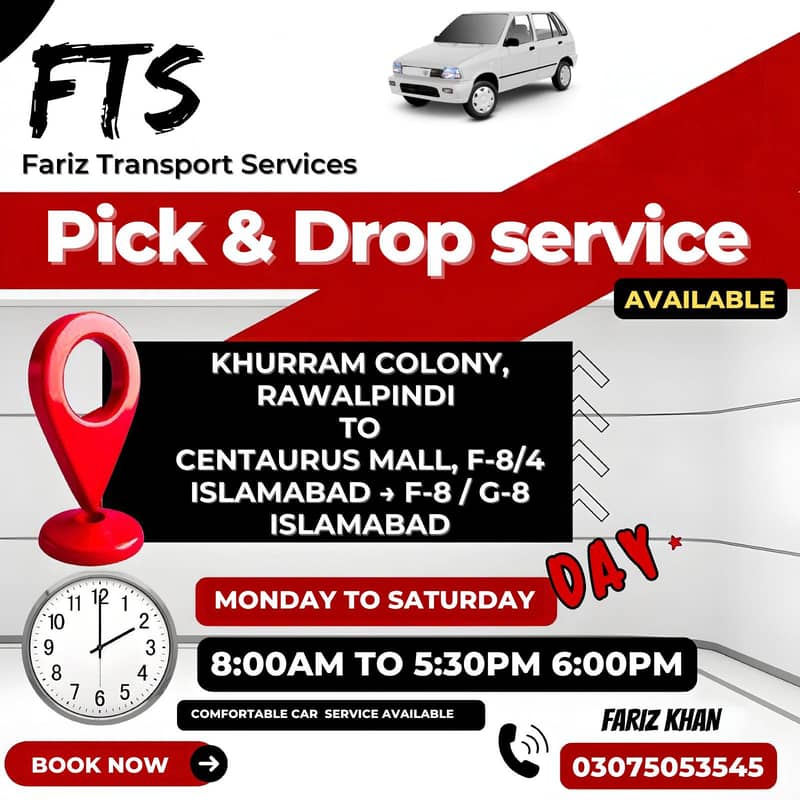 pick & drop Service 0