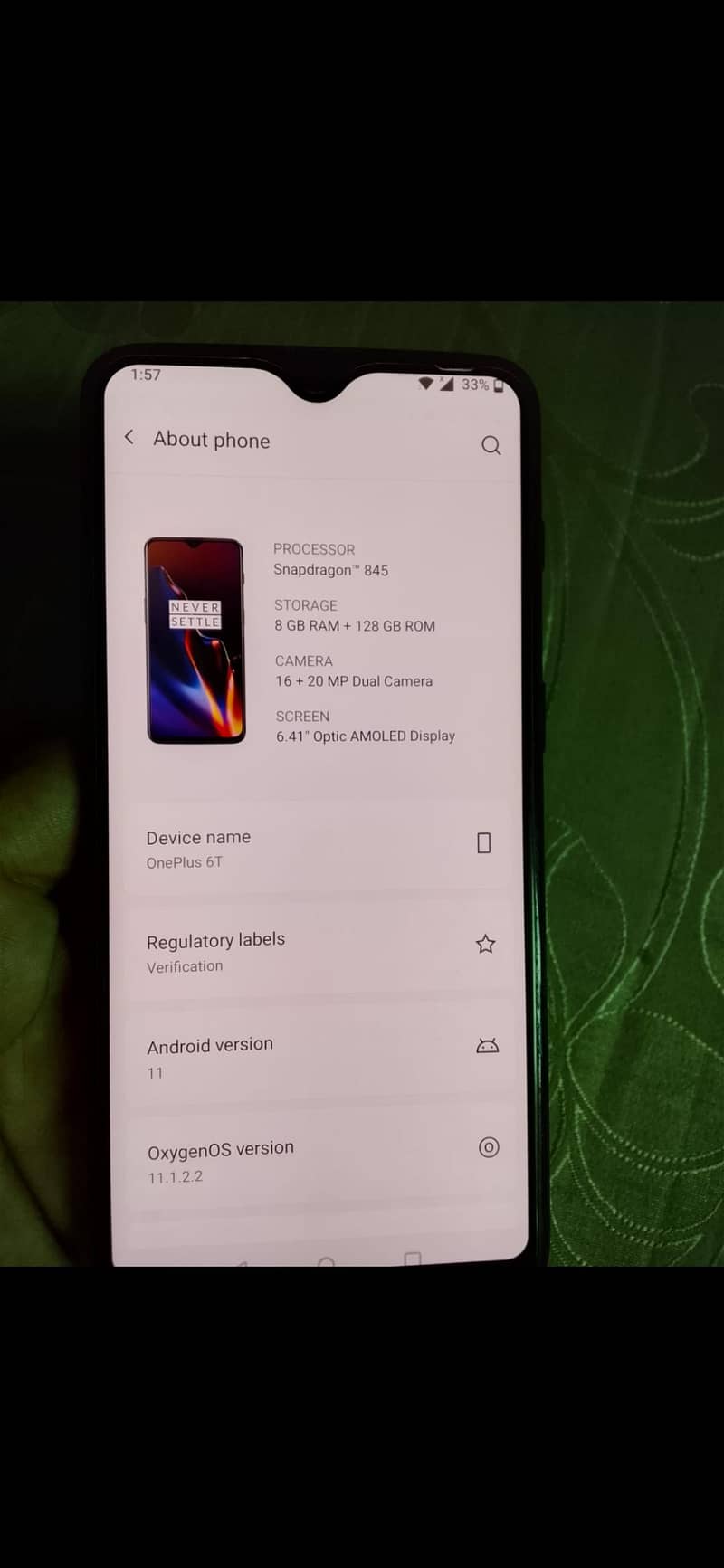 One Plus 6T 1
