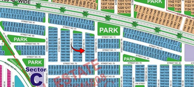10 Marla Prime Residential Plot for Sale DHA Sector C, Bahawalpur