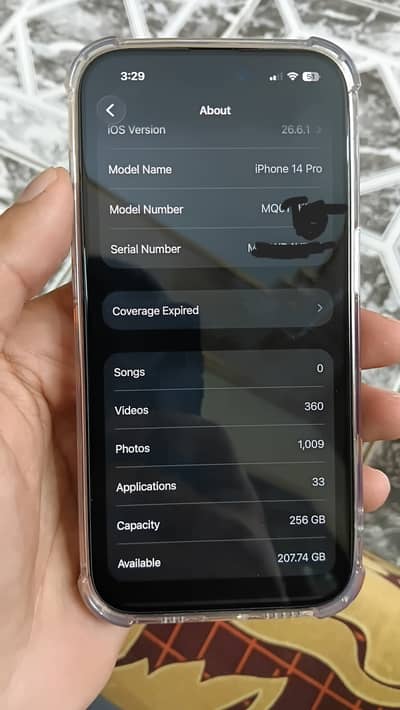 Iphone 14pro / 256gb / official PTA / serious buyers