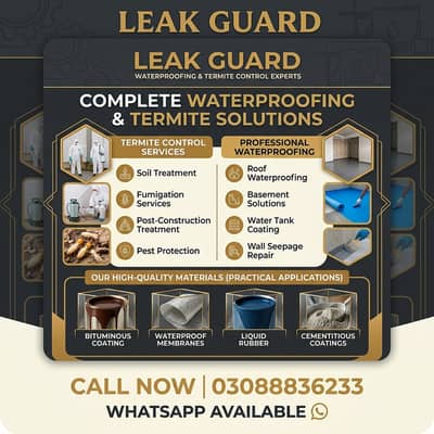 Professional Roof Waterproofing & Termite Treatment