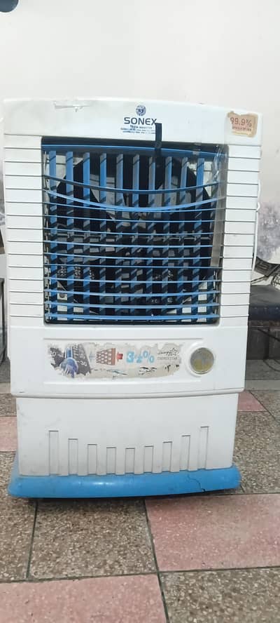 Sonex Plastic Room Cooler (Main Motor Working - Fan Use)