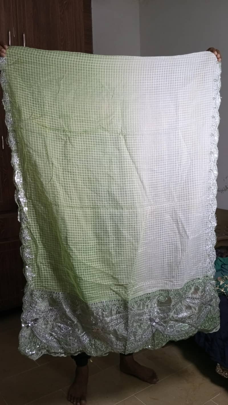 Light Green 3pc sharara fancy dress 6