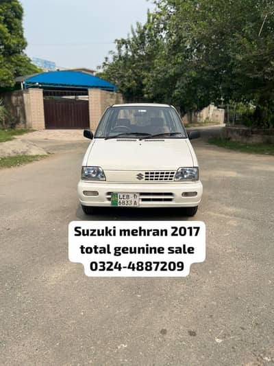 Suzuki Mehran VXR 2017 total geunine 1st owner car
