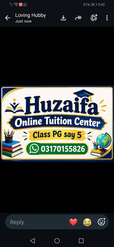 Huzaifa Online tution center
