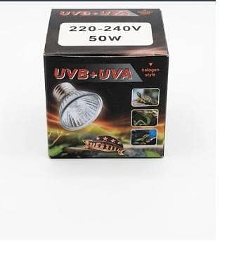 1 PCS Full Spectrum Terrarium Heat Lamp Bulb for Reptiles & Turtles R5772