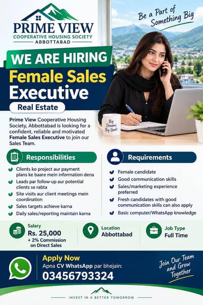 Female Sales Executive