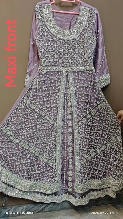 Almost brand new Maxi (only 2 hours wear) best for walima and party