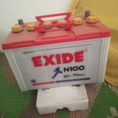One bettry and one solar panel for sale both are in good condition