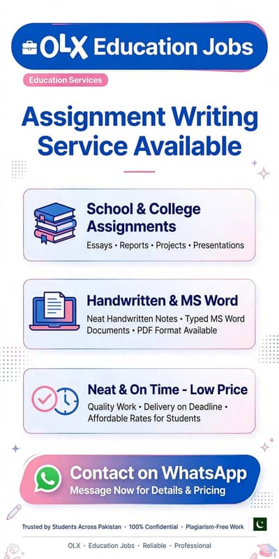 assignment writing available