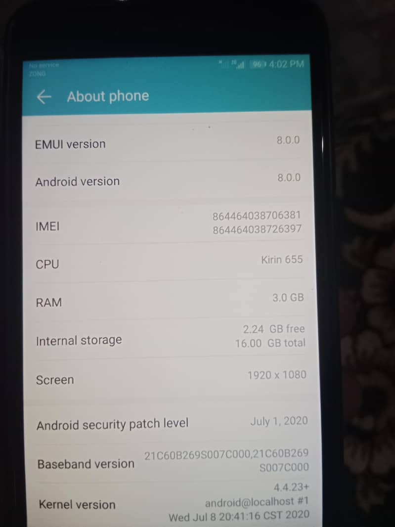 Honor 8 Lite 0