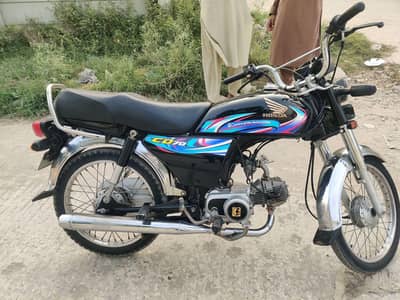 24 model honda CD 70 brand new clear condition for sale