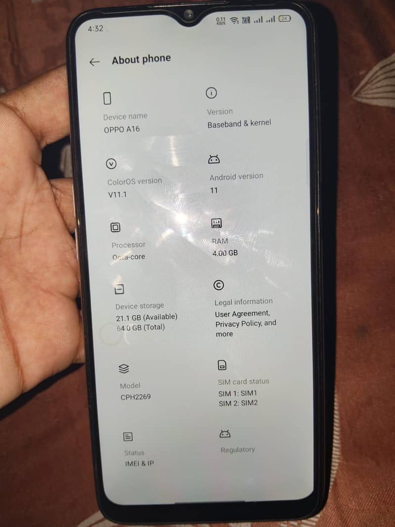 OPPO A16 4
