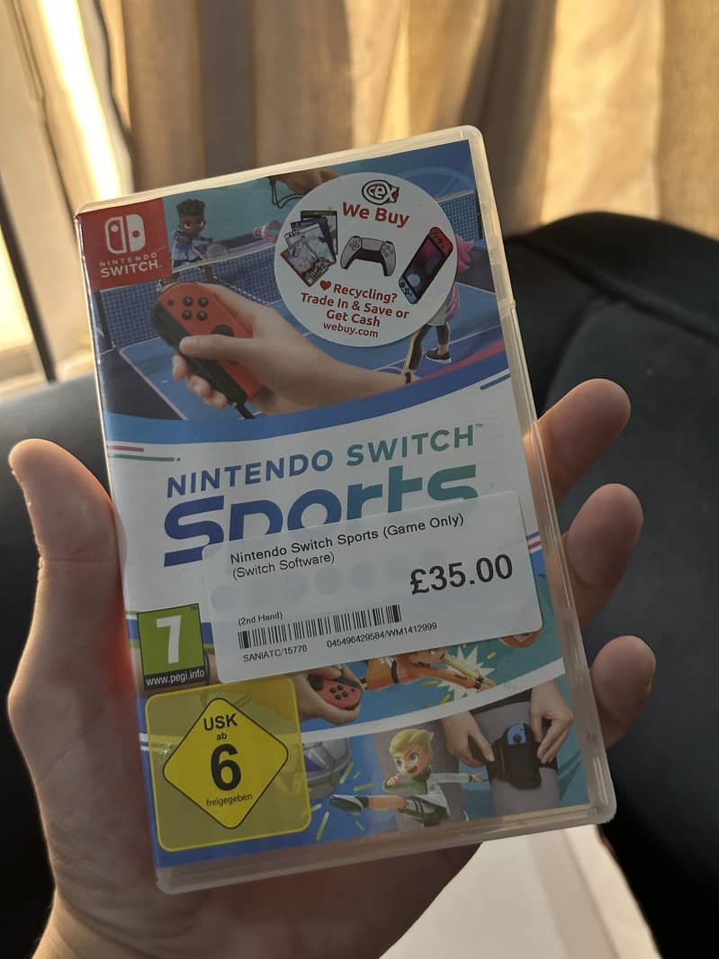 Nintendo Switch just box opened 3