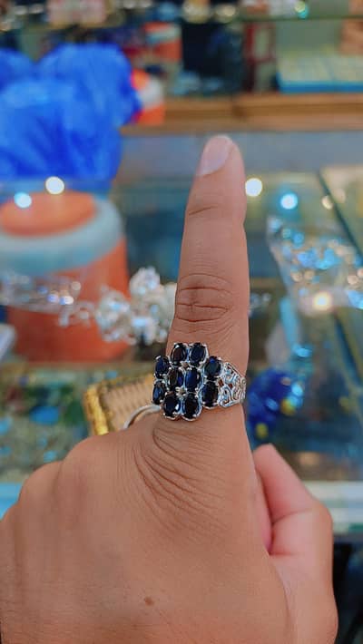 Chandi Ki ring bracelet stone jans ring ladies ring