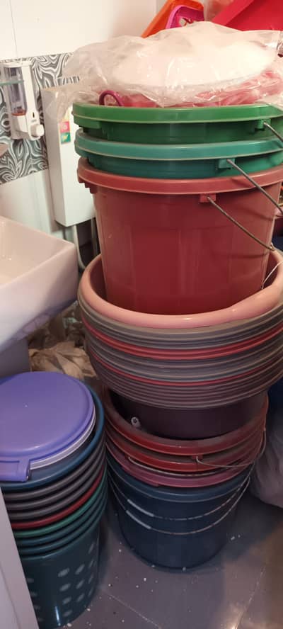 households plastic items