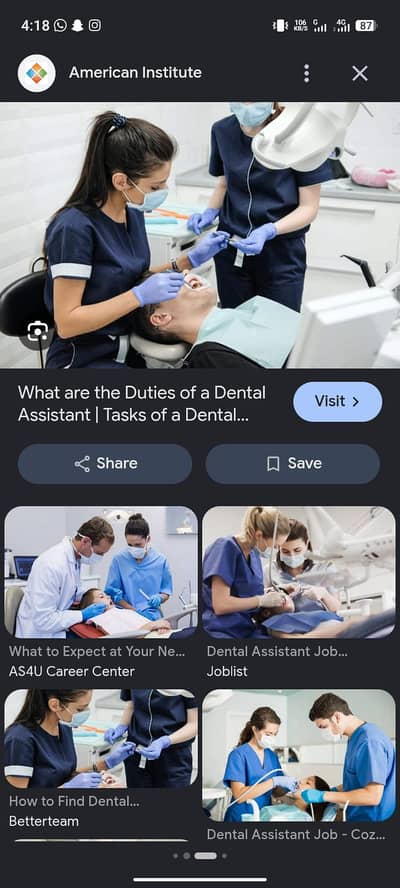 need job for dental assistant