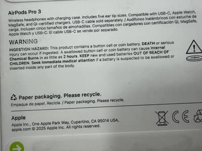 Apple AirPods Pro 3 - Brand New Sealed | Original