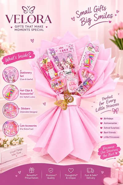 Pink Princess Surprise Bouquet