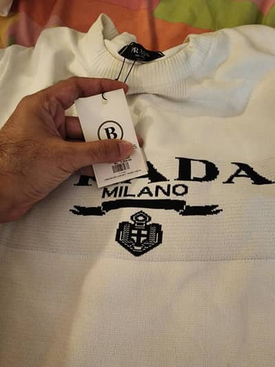 Branded Knitted Shirt Prada Mango Lacoste Ralph Lauren