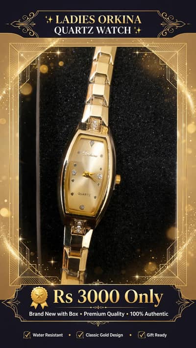orkina Quartz Ladies watch _New  with Box