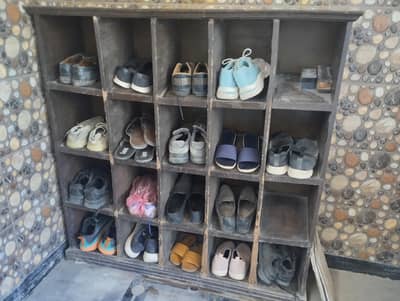 Wooden Shoe Rack