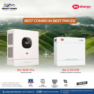 Itel all inverter with complete installation