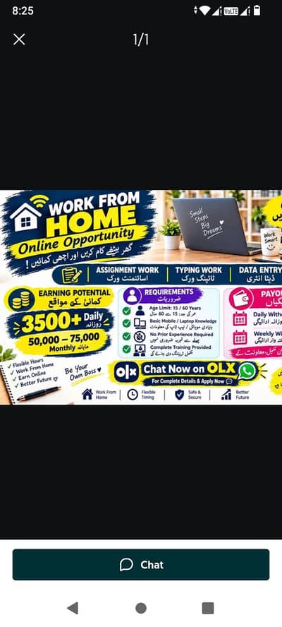 online jobs/full time/part time/simple typing jobs for boys and girls