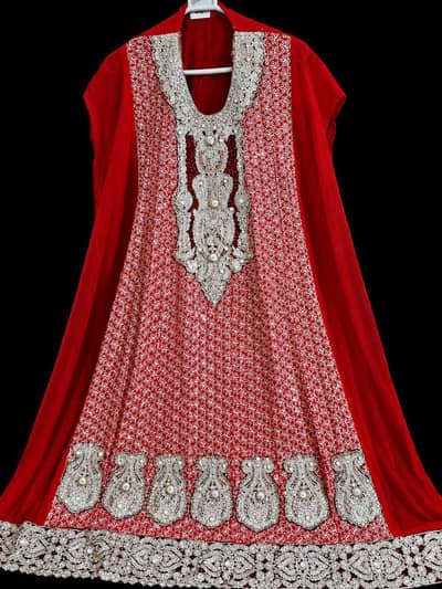 3re piece unstitched maxi