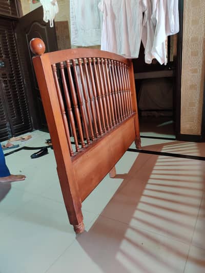 Burma tik wooden bed size 5×6.5