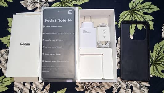 Xiaomi Redmi Note 14 10/10 Lush condition (Full Box all Accessories)
