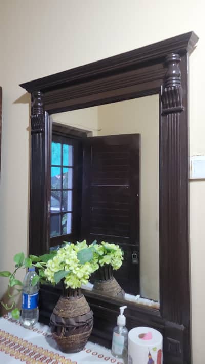 wooden console table
