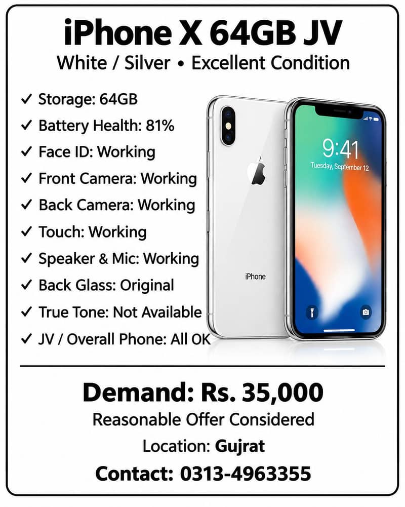 Apple iPhone X 0