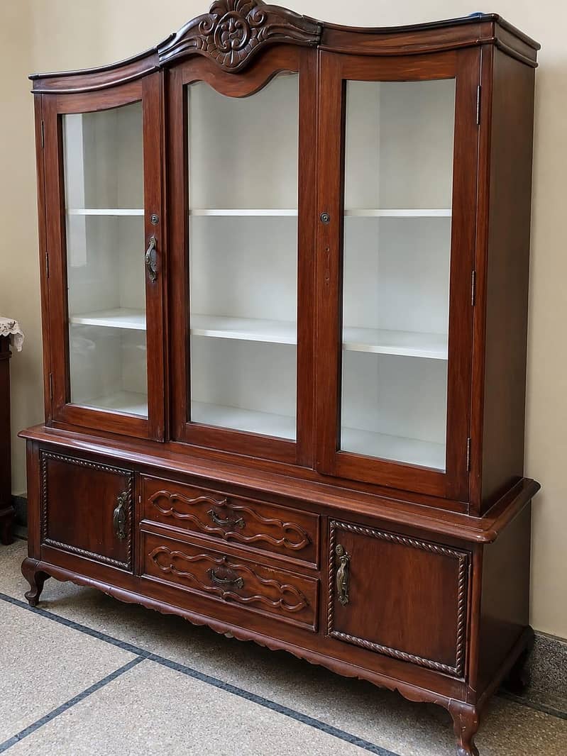 Solid Wooden Showcase Cabinet 0