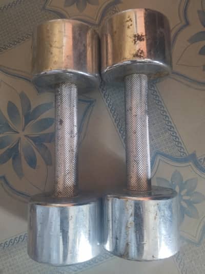 Steel ke dumbbells