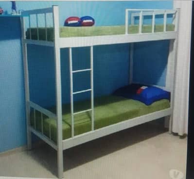 Strong & Durable Metal Bunk Bed for Kids & Hostel - Brand New