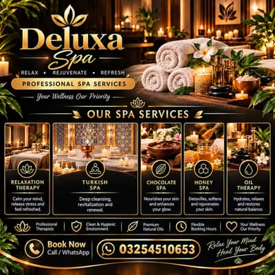 Spa,Services- Spa Center & Saloon - Spa Therapy Available