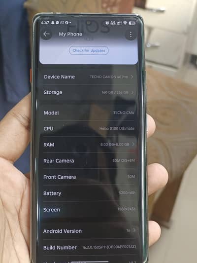 Tecno CAMON 40 Pro