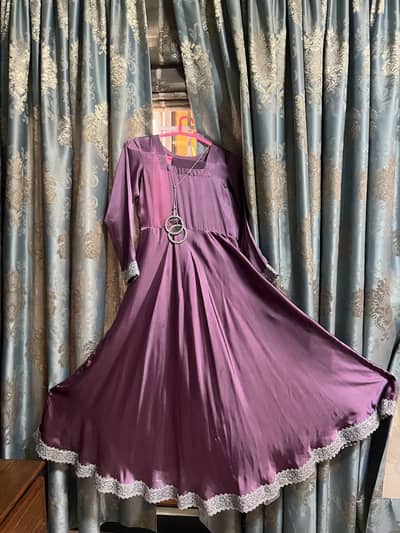 Lilac long frock/maxi