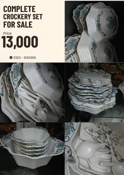 Crockery Set for Sale