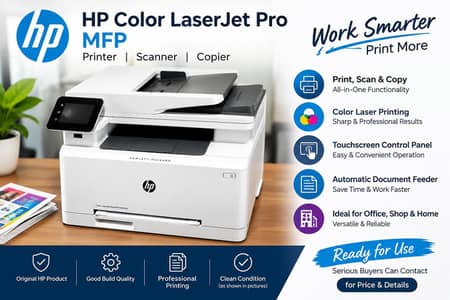 HP Color LaserJet Pro MFP – Printer, Scanner & Copier