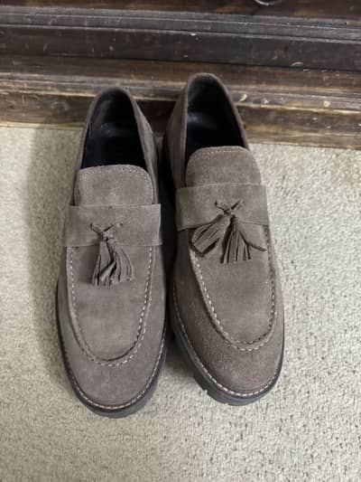 Sued Loafers Old Money 43 size